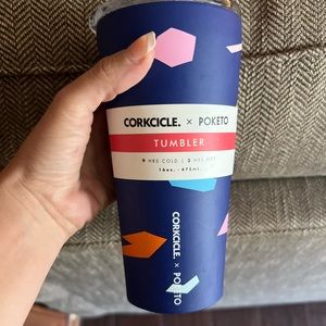 Corkcicle Poketo Blue Tumbler.